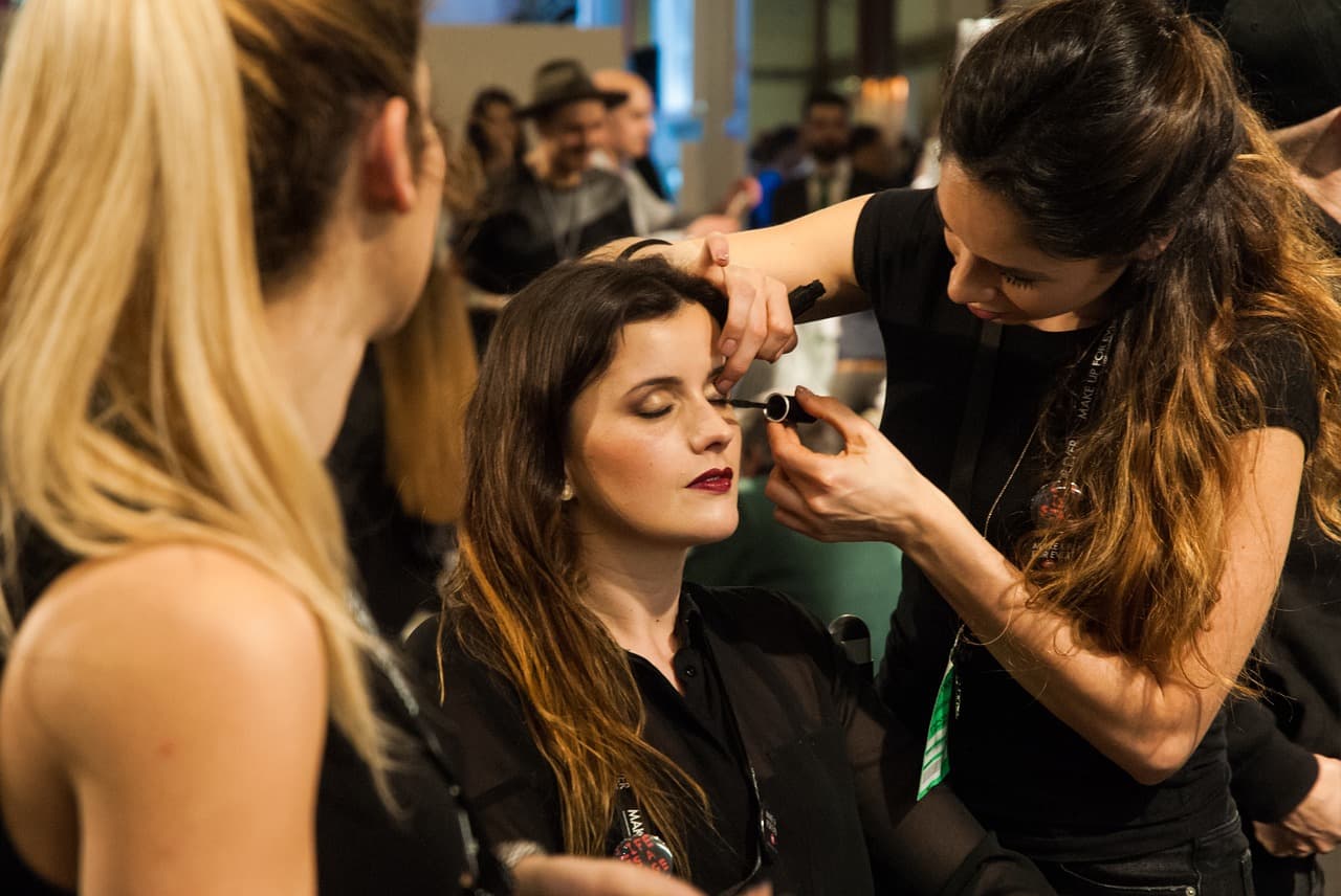 Hairdressers at work